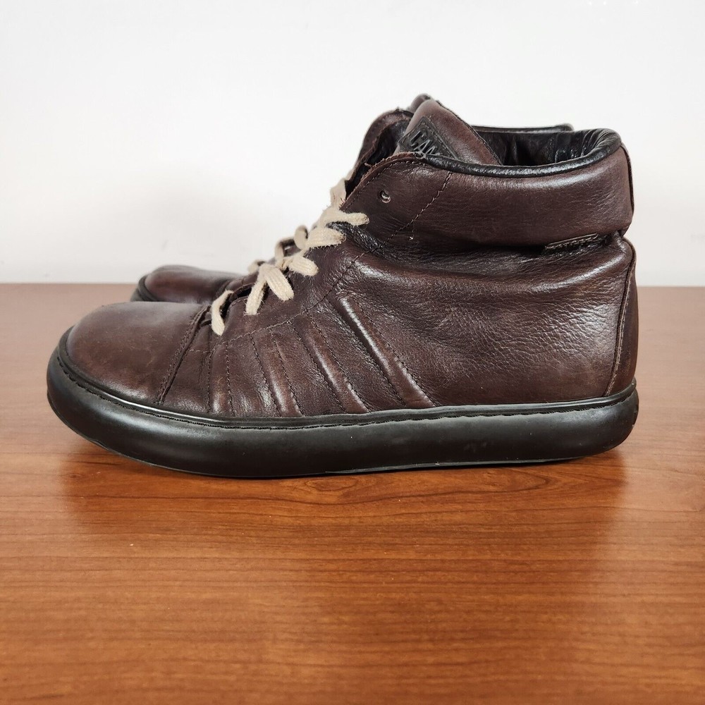 Camper Boots Mens Size 43 US Size 10 Brown Leather